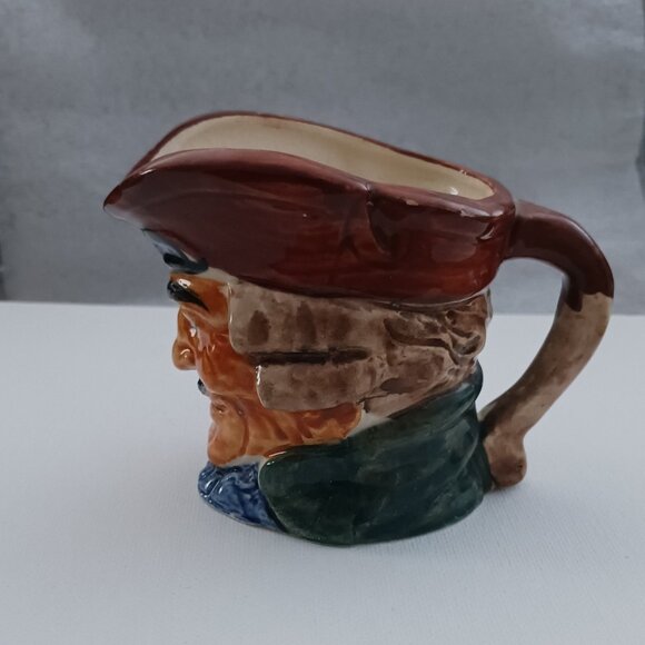 Royal Doulton Toby Mug: Dick Turpin Character, Ceramic England Vintage 3.25” MUG - Picture 2 of 5